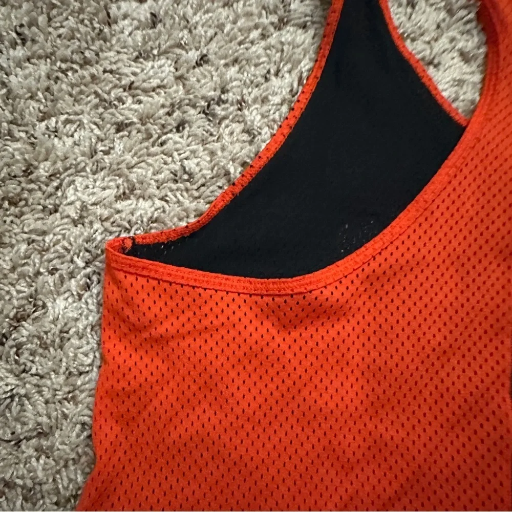 Under Armour Princeton Tigers Black & Orange Mesh Tank Top Women's Size Large